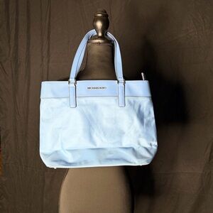 Michael Kors Sky Blue Nylon Tote Bag